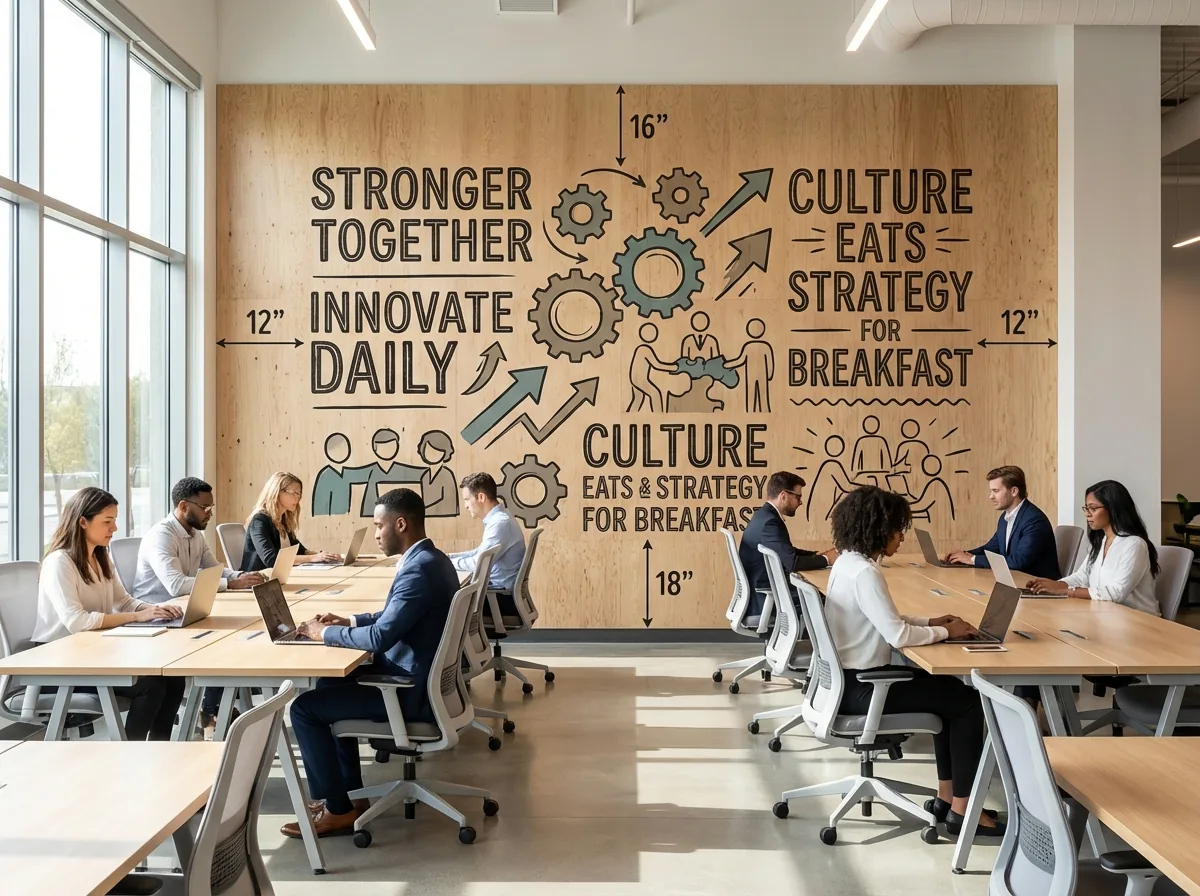 Offices wall print